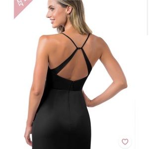 Black Azazie Bridesmaid Dress